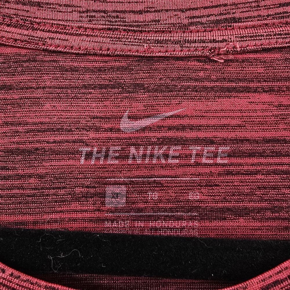 Arkansas Razorbacks Shirt Mens XL Red NCAA Football Nike Dri Fit Heathered - Picture 6 of 10